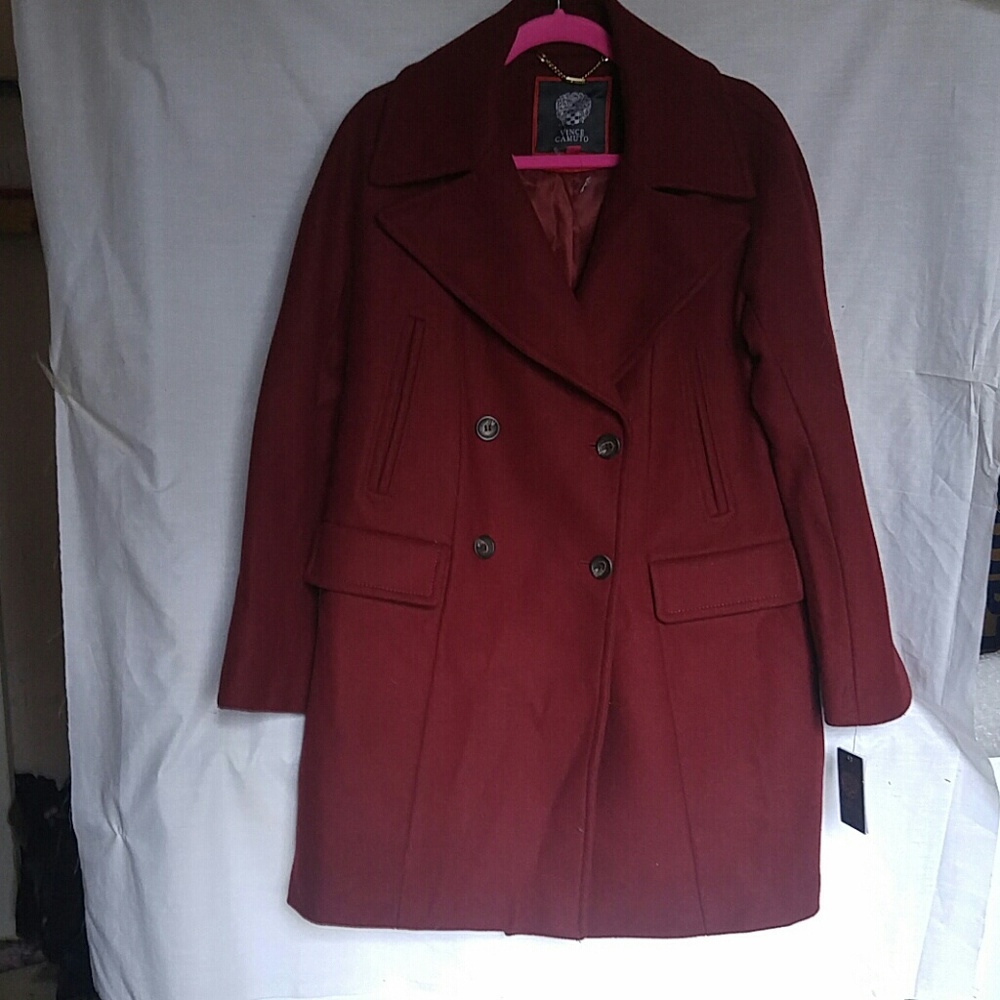 LAST CHANCE! New Vince Camuto Burgundy Red Coat